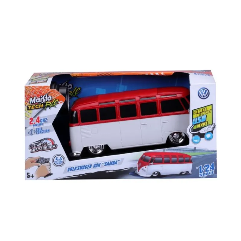 Volkswagen Van Samba Radio Control Escala 1:14<Importacion Juguetron Outlet