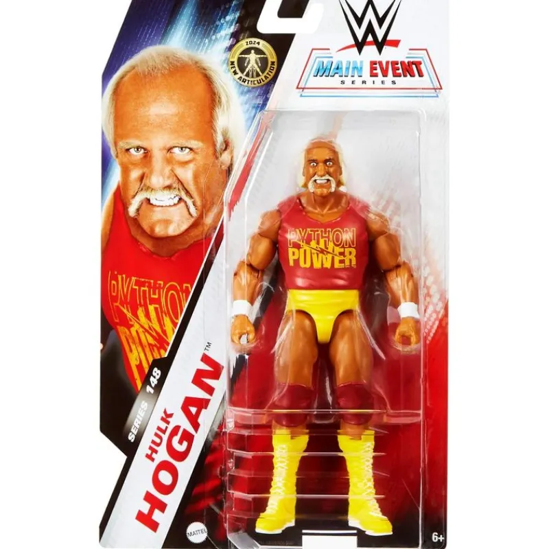 WWE Figura de Acción Hulk Hogan GDF62<Mattel New