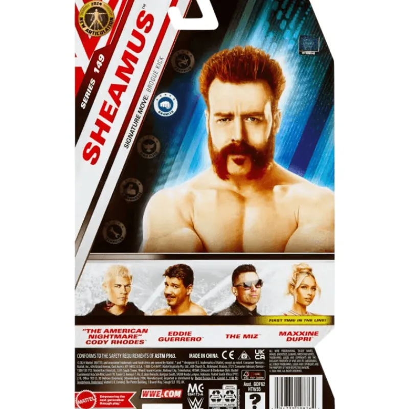 WWE Figura de Acción Sheamus GDF62<Mattel Fashion